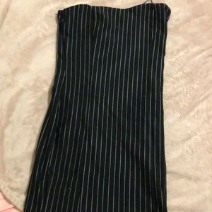Black and White Strip Dress
